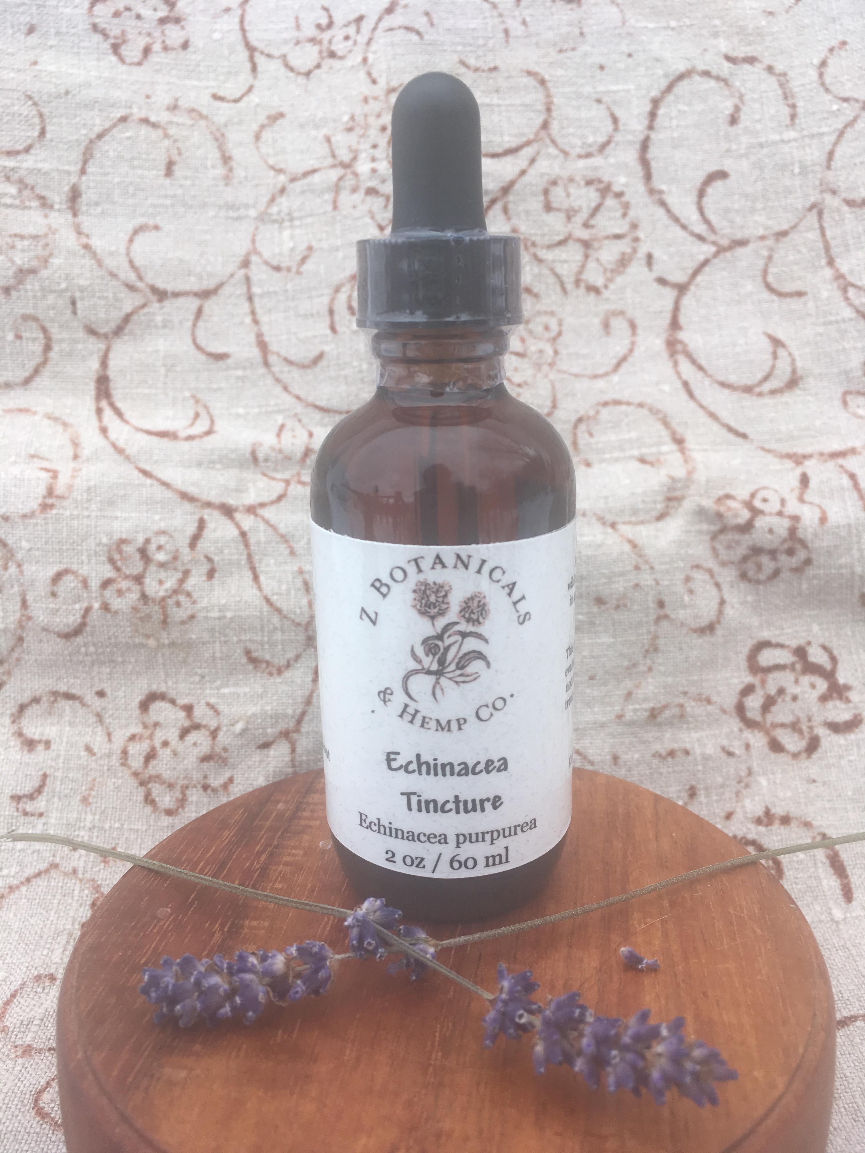 Echinacea Tincture 2oz Z Botanicals and Hemp Co.